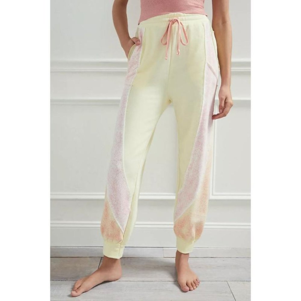 saturday sunday Anthropologie Joggers Womens W42 Megan Seamed Cozy frayed‎